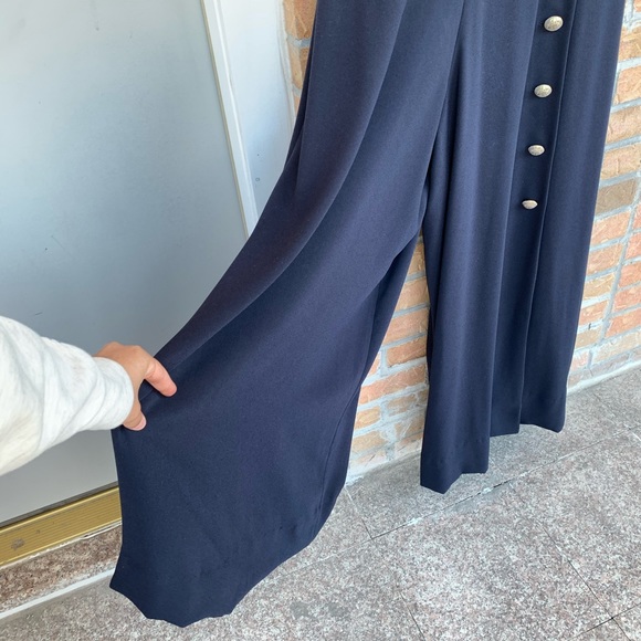 Hobbs London black button front jumpsuit - Picture 4 of 8